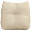 vidaXL Coussin de Dos Crème 45 x 24 x 50 cm tissu