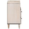 vidaXL Armoire de lit Blanc 50 x 33 x 60 cm Bois de mangue massif