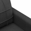 vidaXL Fauteuil Noir 60 cm Tissu