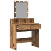 vidaXL Coiffeuse Bois Ancien 80 x 41 x 144,5 cm Bois d'ingénierie