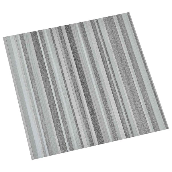 vidaXL Planches de sol 55 pcs Gris clair 5,11 m&sup2; PVC