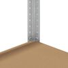 vidaXL &Eacute;tag&egrave;res de rangement &agrave; 5 niveaux 4 pcs acier bois d'ing&eacute;nierie
