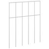 vidaXL Panneau de cl&ocirc;ture de jardin 24 pc 25 x 30 cm Acier galvanis&eacute;