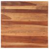 vidaXL Dessus de table bois massif d'acacia 25-27 mm 80x80 cm