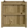vidaXL Jardini&egrave;re d'ext&eacute;rieur 60x60x60 cm bois de pin impr&eacute;gn&eacute;