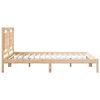 vidaXL Cadre de lit extra long sans matelas 160x210 cm bois massif