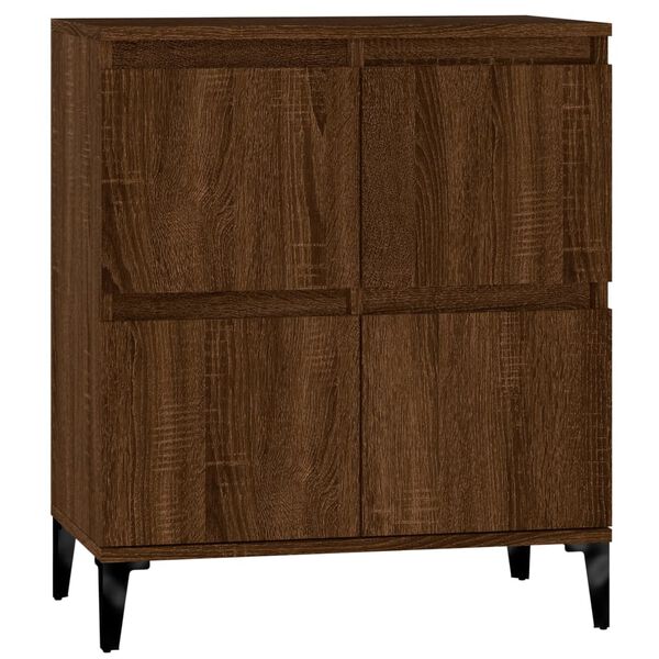 vidaXL Buffet Chêne marron 60x35x70 cm Bois d'ingénierie