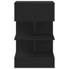 vidaXL Cabinet de chevet avec tiroir 2 pcs Chêne noir 40 x 35 x 65 cm