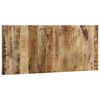 vidaXL T&ecirc;te de lit 120 cm bois de manguier brut massif
