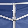 vidaXL Tente pliable avec 2 parois 3 x 3 m Bleu