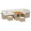 vidaXL Ensemble de canap&eacute; de jardin 9 pc 8-Nombre de places