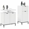 vidaXL Ensemble de mobilier de salle de bain avec tiroir 2 pcs Blanc