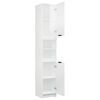 vidaXL Armoire de salle de bain blanc brillant 32x34x188,5 cm