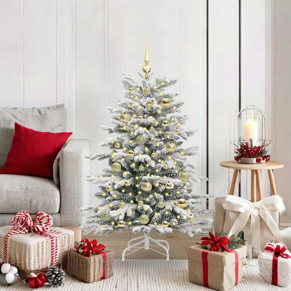 vidaXL Sapin de No&euml;l Artificiel &agrave; Branches Articul&eacute;es Blanc 120 cm