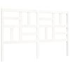 vidaXL Cadre de lit sans matelas blanc 160x200 cm bois de pin massif