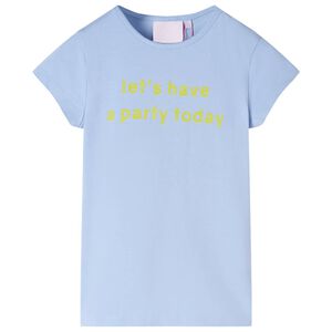 T-shirt pour enfants bleu clair 92