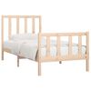 vidaXL Cadre de lit sans matelas 90x190 cm bois massif
