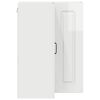 vidaXL Armoire de cuisine Kalmar Blanc brillant 57 x 57 x 80 cm