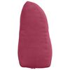vidaXL Coussin de Dos Bordeaux 45 x 24 x 50 cm Velours