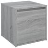 vidaXL Tiroir bo&icirc;te Sonoma gris 40,5x40x40 cm Bois d'ing&eacute;nierie