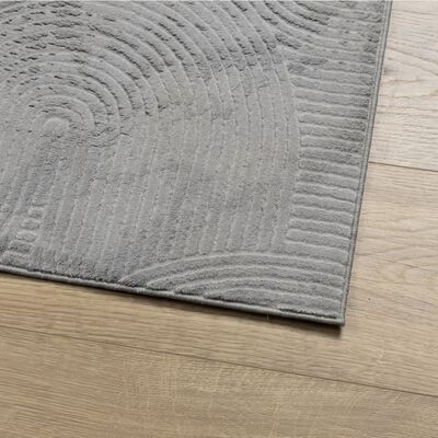 vidaXL Tapis IZA poils courts style scandinave gris 80x150 cm