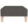 vidaXL Repose-pied Gris fonc&eacute; 78x56x32 cm Tissu
