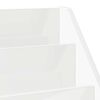 vidaXL Biblioth&egrave;que pour enfants Blanc brillant 72,5 x 29,5 x 69 cm