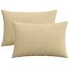 vidaXL Housse de coussin 2 pcs HEERLEN Vert Gris 40 x 60 cm