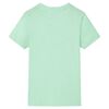 T-shirt pour enfants vert clair 128