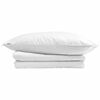 vidaXL Duvet d'été simple avec oreiller 2 pcs Blanc Plume de canard