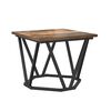 vidaXL Table basse 3 pcs Chêne fumé 50 x 50 x 40 cm