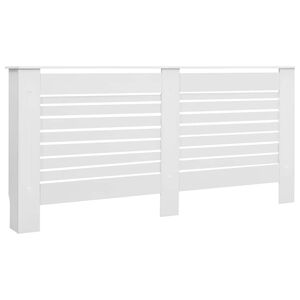 vidaXL Cache-radiateur Blanc 172x19x81,5 cm MDF