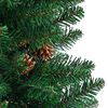 vidaXL Sapin de No&euml;l mince Vert 150 cm PVC et bois de pin massif