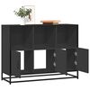 vidaXL Buffet noir 100x35x76 cm bois d’ingénierie