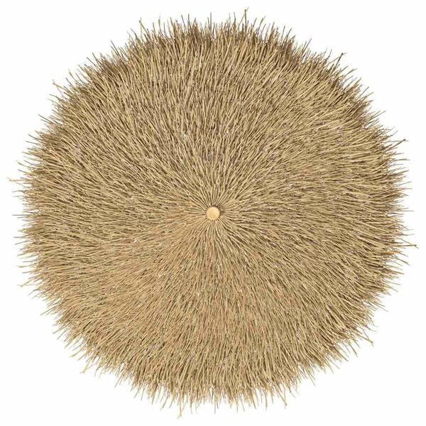 vidaXL Parasol en bambou avec toit en feuille de bananier 270 cm