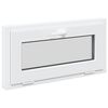 vidaXL Fen&ecirc;tre de sous-sol RISOR 80x40 cm inclinable 2 vitrages blanc