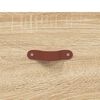 vidaXL Buffet haut Ch&ecirc;ne sonoma 69,5x34x180 cm Bois d'ing&eacute;nierie