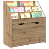 vidaXL Biblioth&egrave;que pour enfants Ch&ecirc;ne artisanal 60 x 29,5 x 69 cm