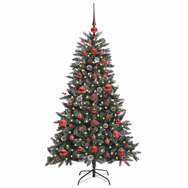 vidaXL Sapin de Noël artificiel avec 150 LED Vert 68 x 68 x 120 cm