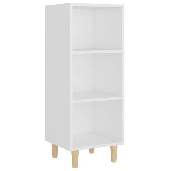 vidaXL Buffet Blanc 34,5x32,5x90 cm Bois d'ingénierie