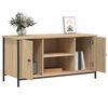 vidaXL Meuble TV Ch&ecirc;ne sonoma 100x40x50 cm Bois d'ing&eacute;nierie