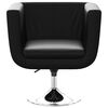 vidaXL Chaise de bar lot de 2 cuir artificiel noir