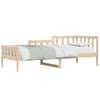vidaXL Lit de jour sans matelas 90x190 cm bois de pin massif