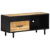 vidaXL Meuble TV 90x30x40 cm Bois de manguier brut