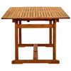 vidaXL Ensemble &agrave; Manger de jardin 7pcs bois d'acacia solide textil&egrave;ne