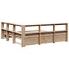 vidaXL Lit biblioth&egrave;que sans matelas 180x200 cm bois massif de pin