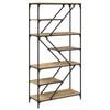 vidaXL &Eacute;tag&egrave;re Ch&ecirc;ne artisanal 91 x 36 x 176 cm Bois d'ing&eacute;nierie