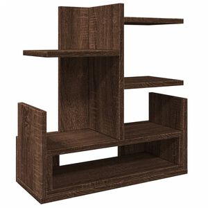 vidaXL Organisateur de bureau ch&ecirc;ne marron 49x20x52,5 cm