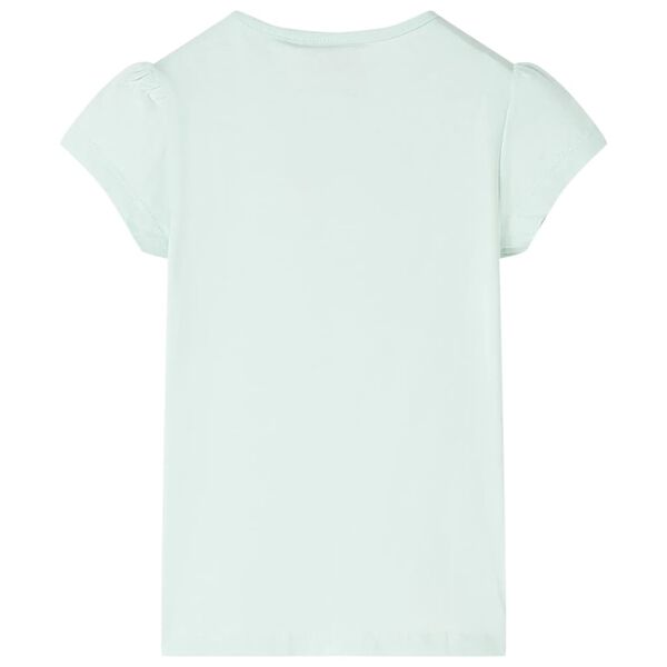 T-shirt pour enfants menthe clair 92