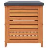 vidaXL Bo&icirc;te de rangement de jardin 60x50x55 cm bois d'eucalyptus